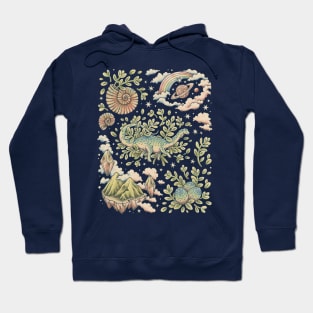 The Journey | Dinosaur Science Fantasy Art Hoodie